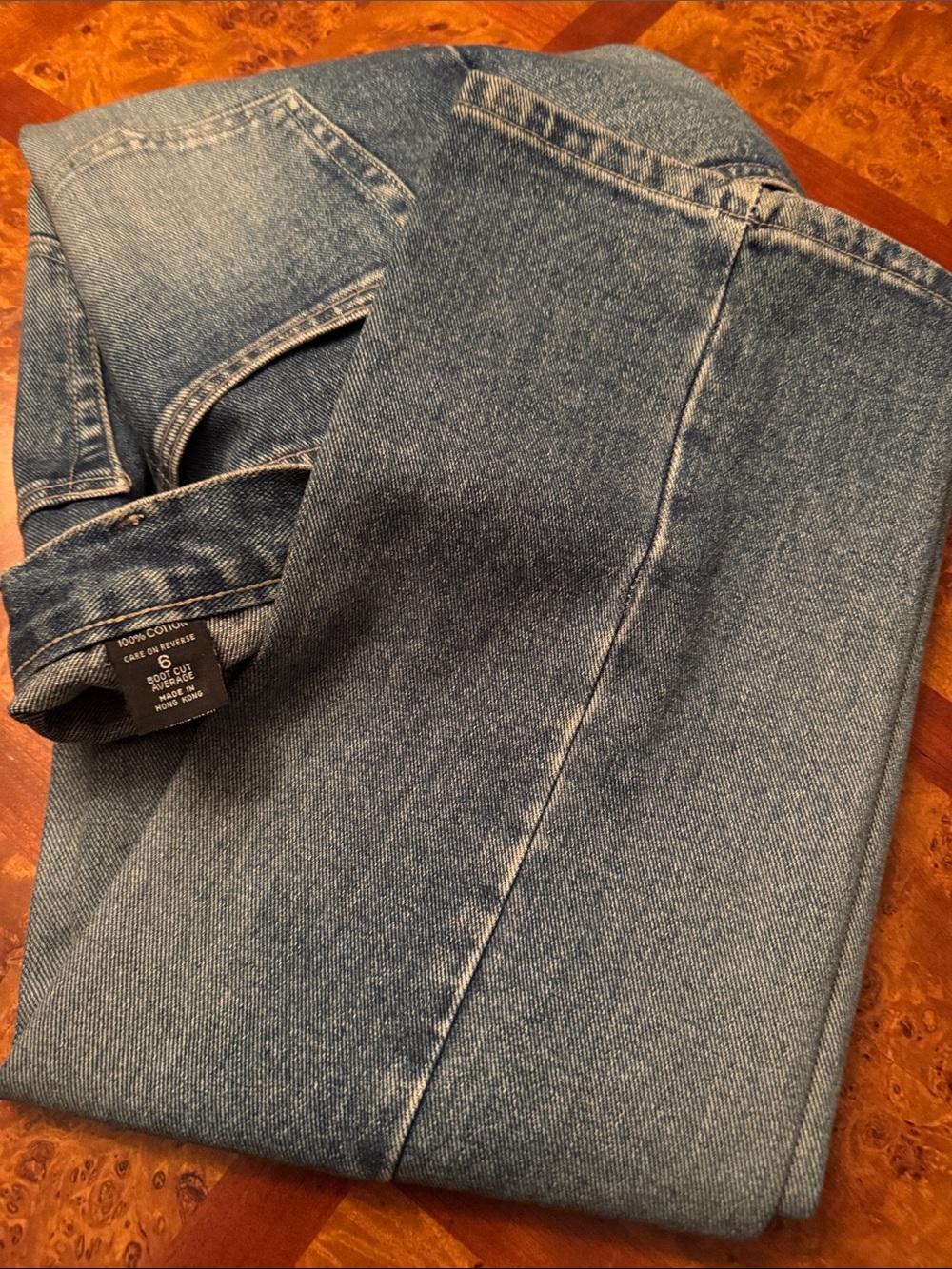 New York & Company Women's Boot Cut Jeans in Light Blue Denim - Picture 4 of 6